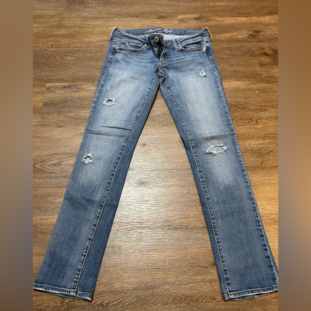 American Eagle Outfitters Skinny Distressed Jeans - Picture 2 of 9